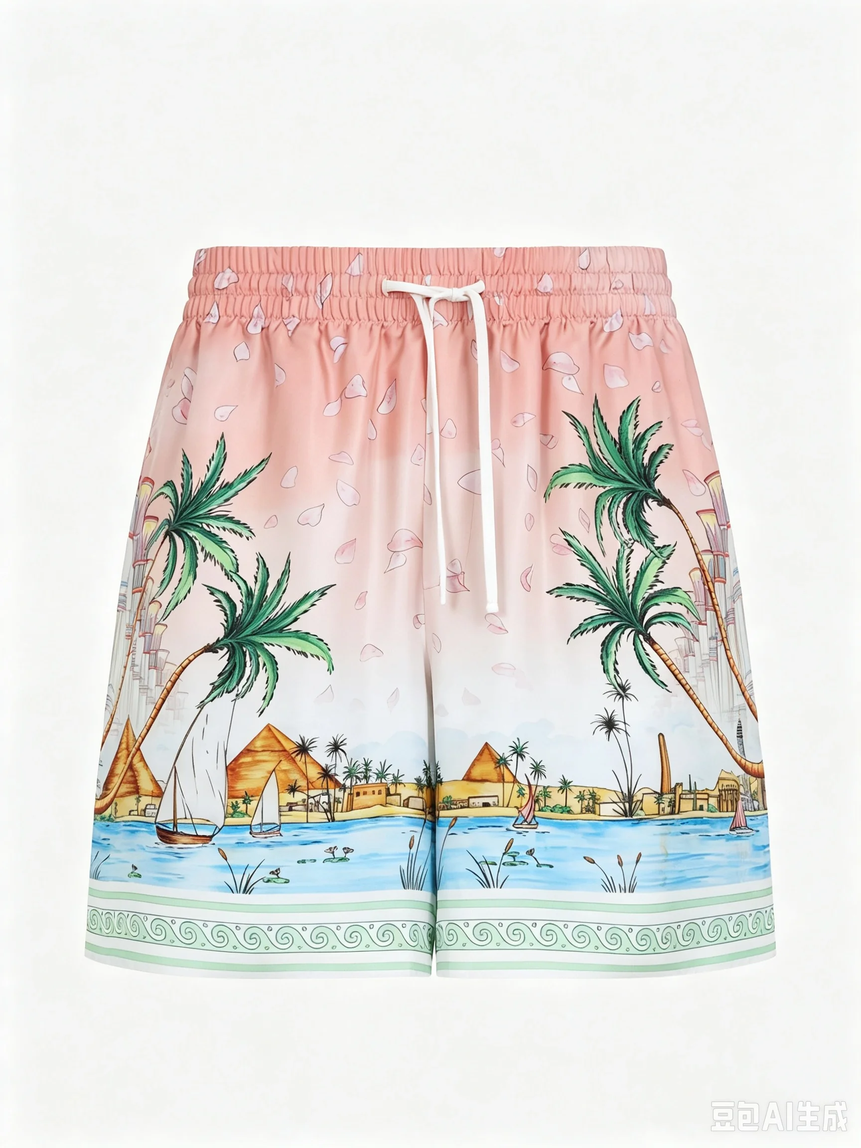 New Egypt Landscape Breathable Fashion Shorts Printed Quick Drying Casual Daily Sports Men's Beach Pants
