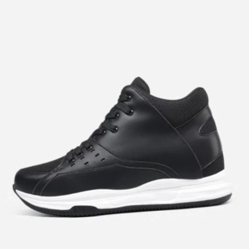 Height-increasing Shoes for Men's 9cm Elevated Thick Bottom Casual Sports Shoes Mesh Comfortable Breathable Outdoor Travel Shoes