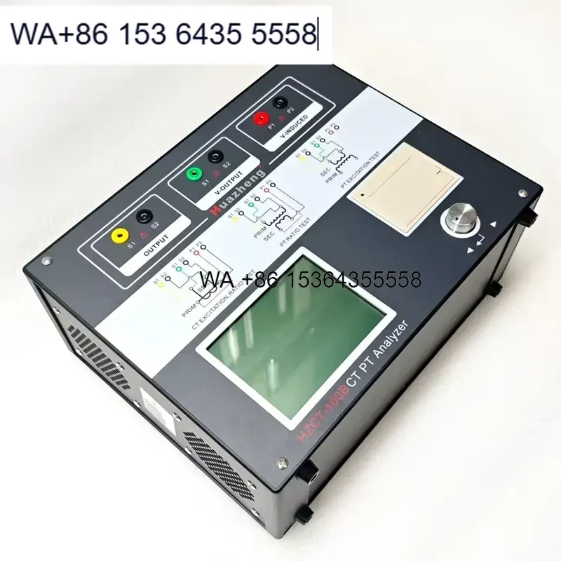 Wmwmnu Automatic CT PT Analyzer Portable Current Transformer Potential Transformer Tester With Display Unit for Power System