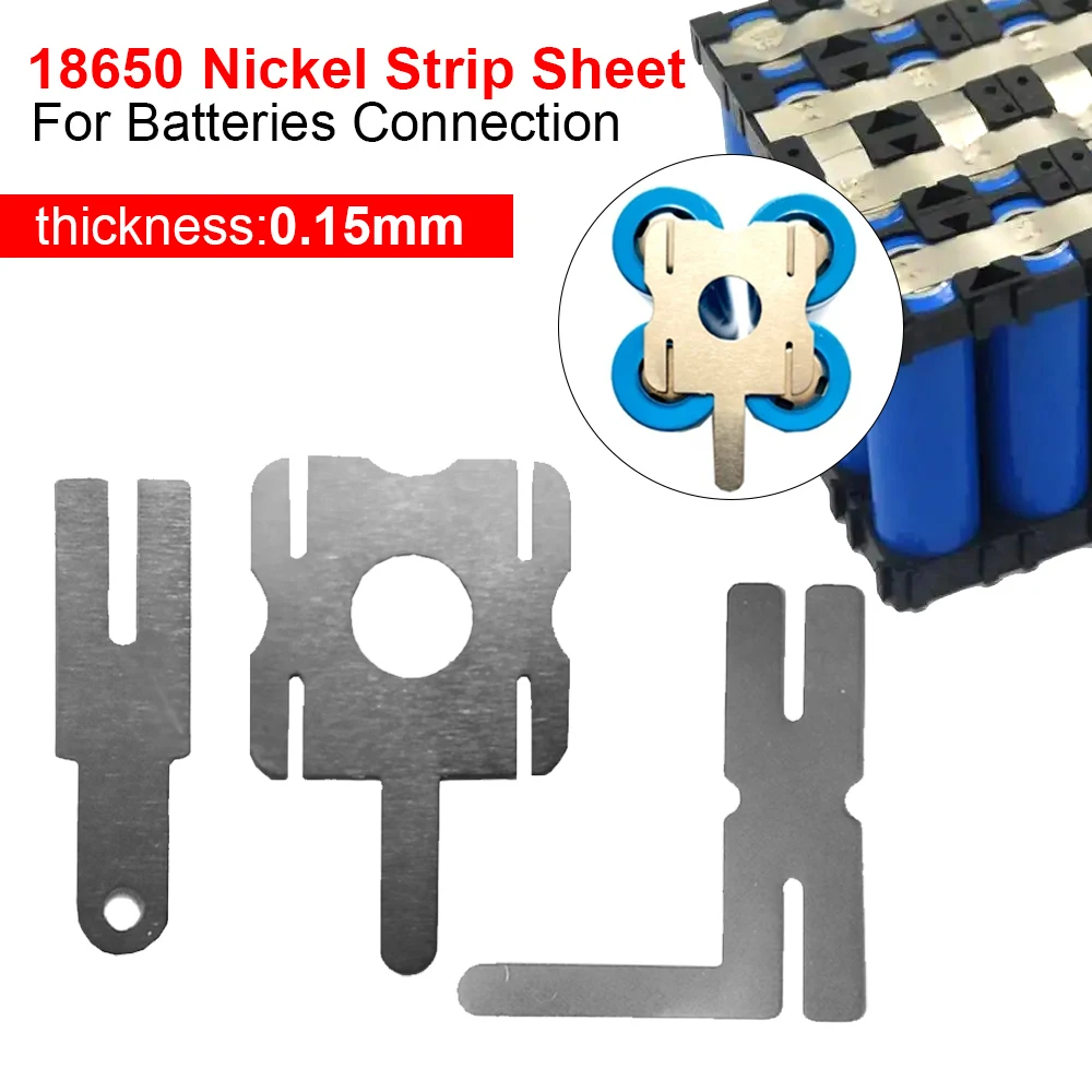 Nickel Strip Sheet For 18650 Lithium Battery Pack Spot Welding Connector Tape 0.15mm High Quality Nickel Plated Steel Belt