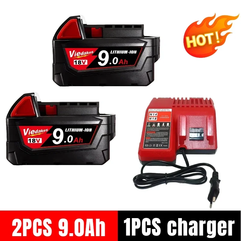 100% originele Voor Milwaukee 18 V batterij 5AH/6AH/9AH hoge energie batterij, voor M18B5 48-11-2402 48-11-2411 48-11-2401 MIL-12A-LI ?