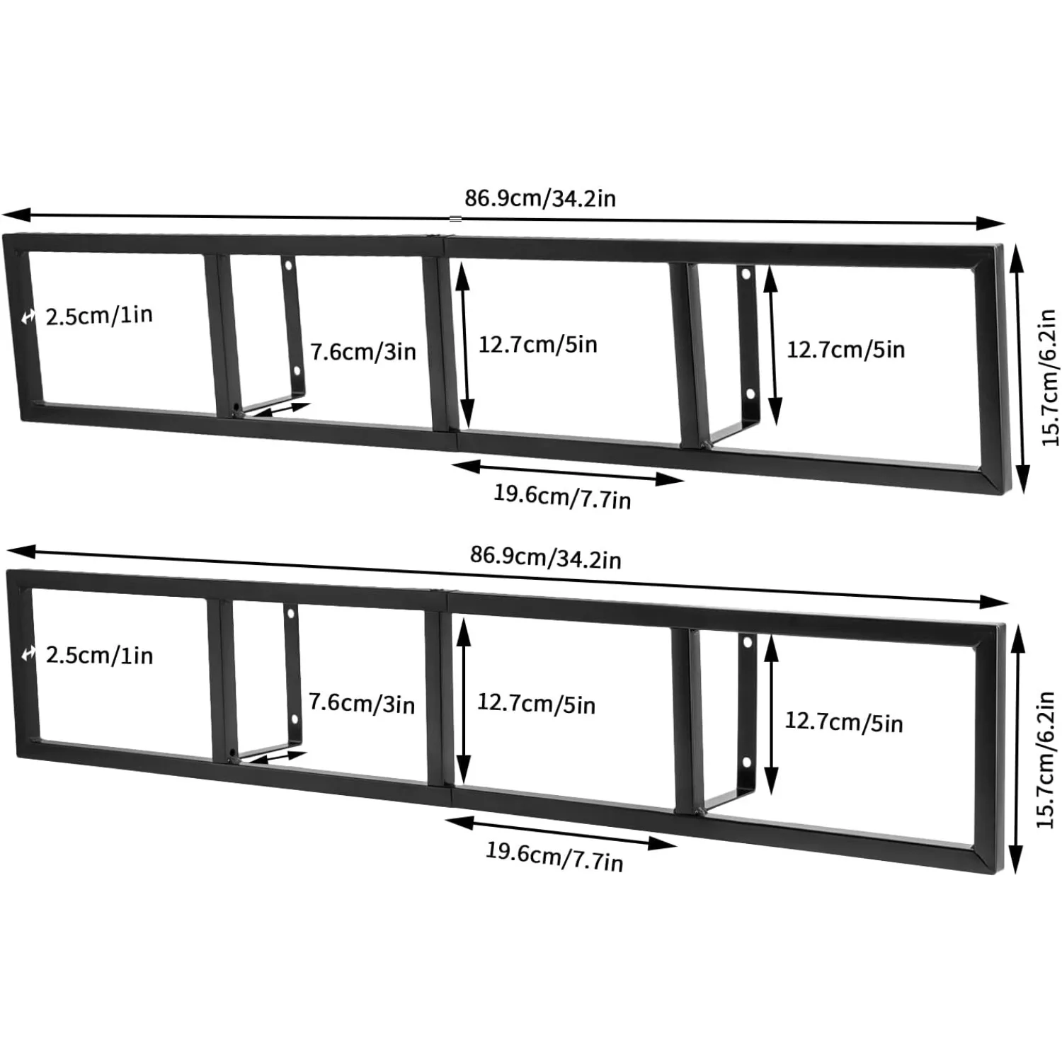 2 رف أقراص مضغوطة/أقراص DVD عائم مثبت على الحائط، منظم تخزين الوسائط، منظم ألعاب فيديو مكعب 34 بوصة هدية للعائلة/الأصدقاء