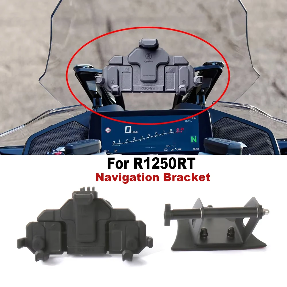 

For BMW R 1250 RT R1250RT 2021-2024 NEW Navigation Mobile Phone Holder Adapter Motorcycle Accessories 12mm GPS Diameter Bracket