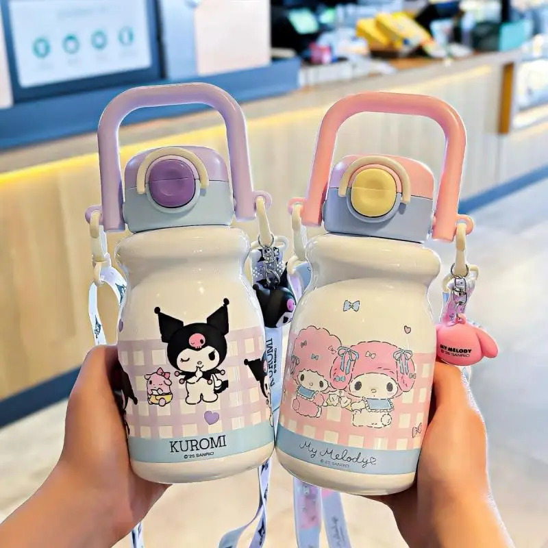 

Sanrio Cute Insulation Cup Hello Kittys Cartoon Water Cup Portable Hot Seller Sus Girl Mini Outdoor Capacity Gift for Girlfriend