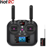 HOTRC HT-10A Ten Channel Color Screen Remote Control Suitable For Remote Control Of Model Aircraft And Car Models Drone FPV