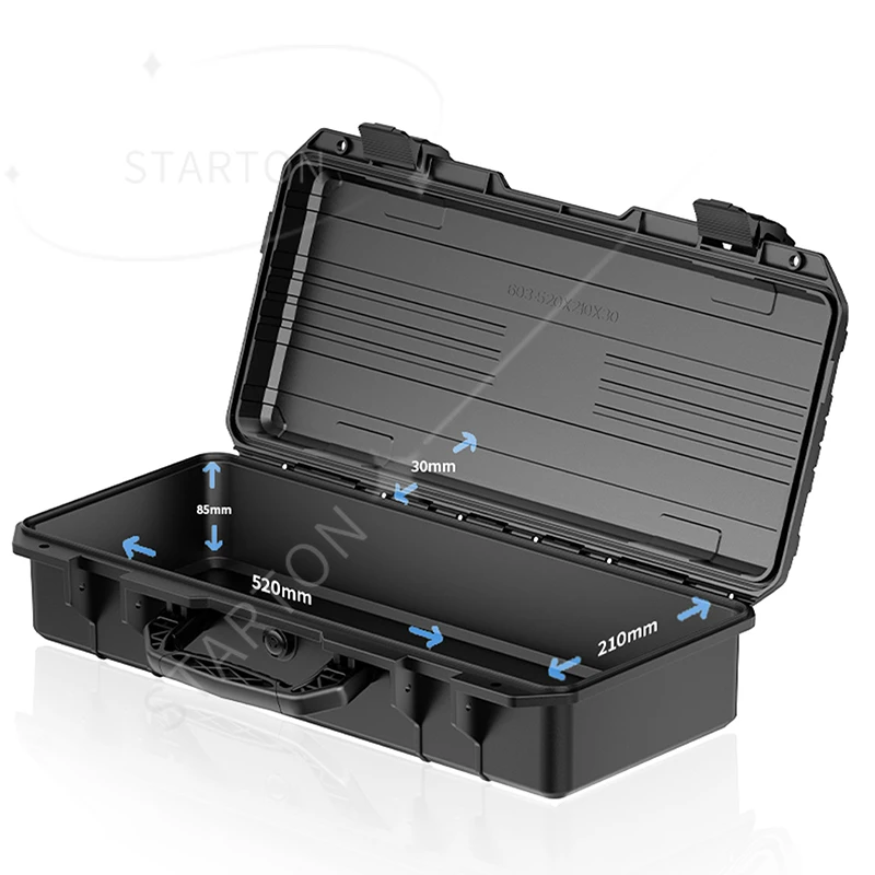 Multi-functional Tool Case Plastic Safety Protection Box Waterproof Portable Durable Tools Organizer Suitcase