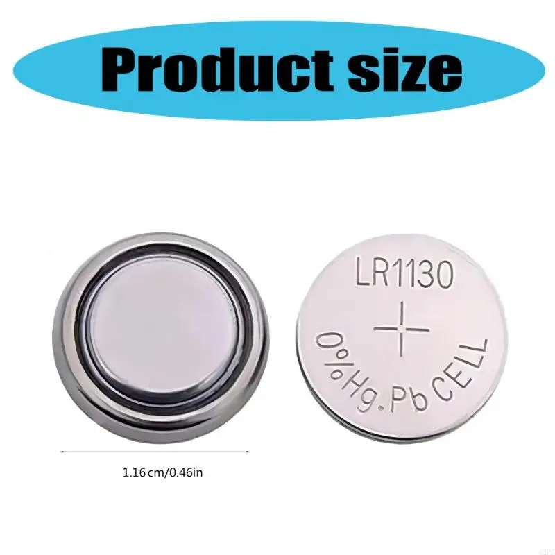 12pc LR1130 AG10 Button Batter