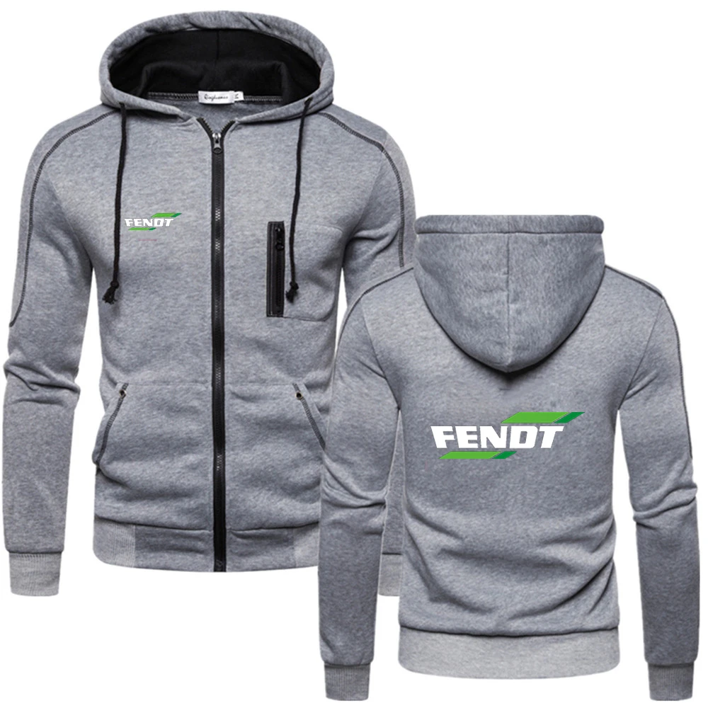 FEND 2024 New Hoodie Spring and Autumn Men's Hoodie Casual Fashion Sweater Solid Color Comfortable Versatile Brand Sweater