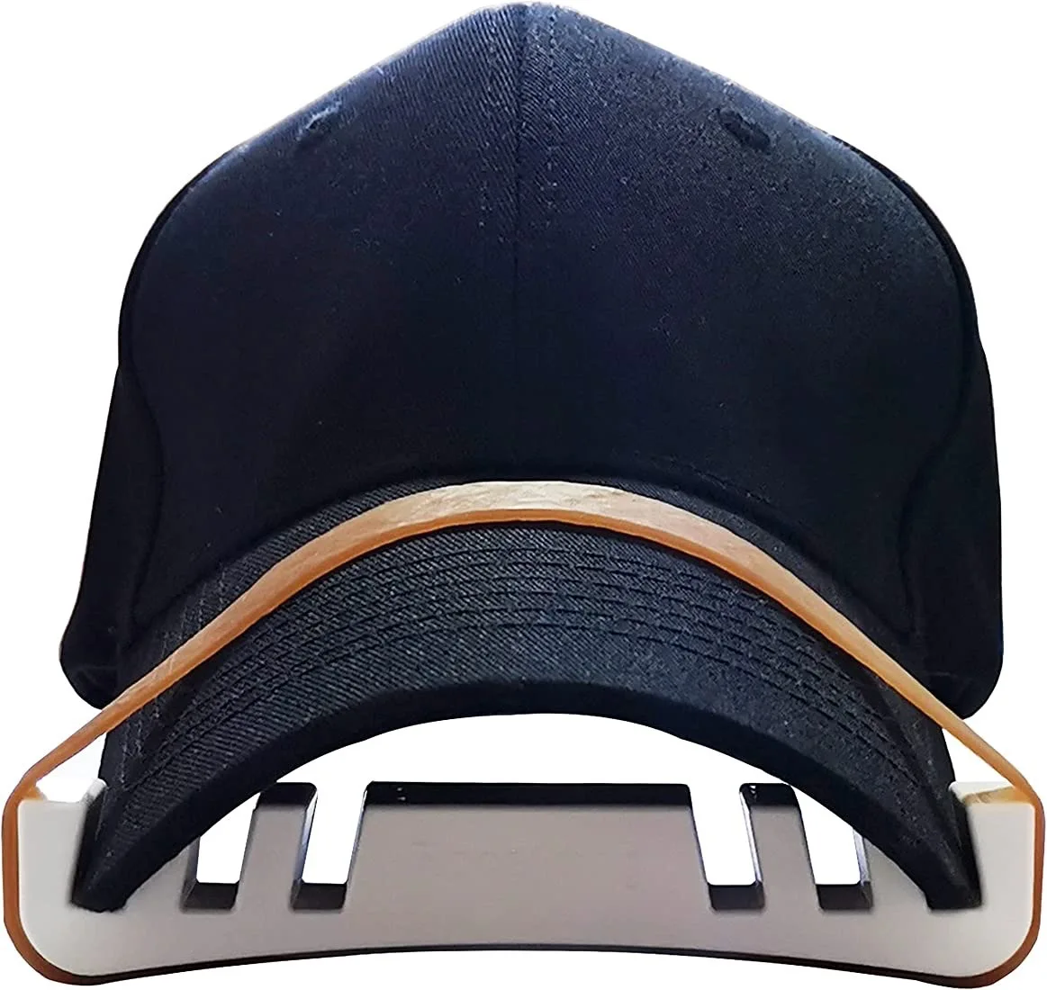 Hat Brim Bender Portable Hat Curving Forming Tool Bill Bender For Baseball Cap Brim Curving Shaper With Elastic Strap