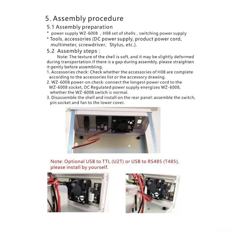 

B03F H08 Power Supply Case Only Housing without Power Assembly Part for WZ6008