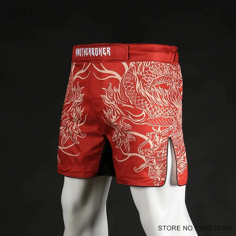 

MMA Shorts High Split Sublimated Boxing Kickboxing Muay Thai Fight Shorts Unisex Adult Youth Kids BJJ Sparring Grappling Trunks