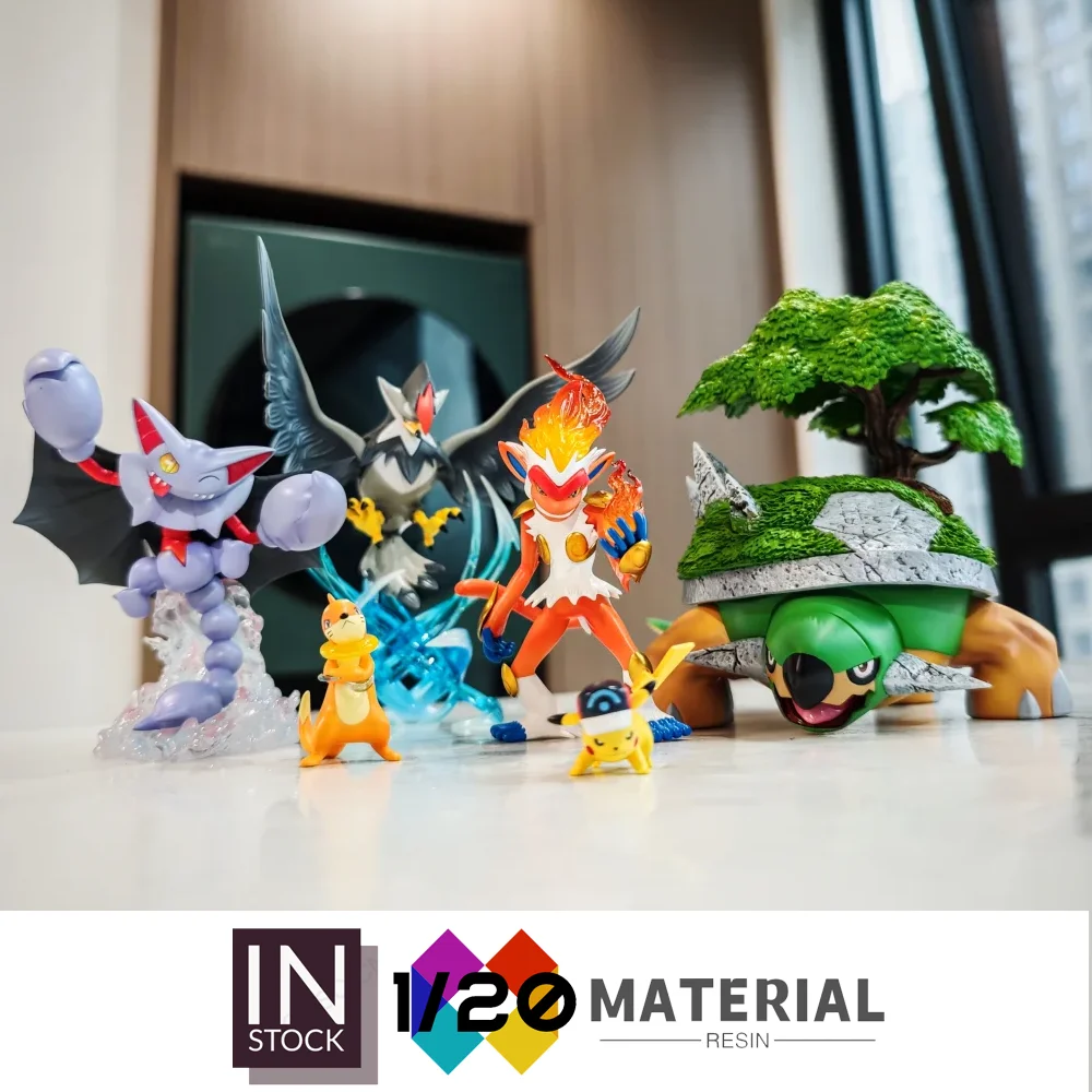[متوفر] عالم مقياس الراتنج 1/20 [عجائب] - منطقة سينوه Staraptor & Torterra [Split RE-MENT]
