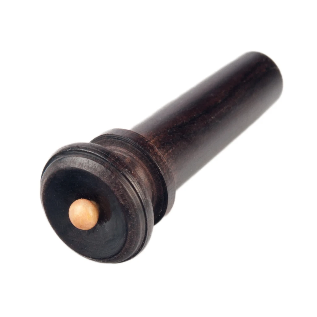 NAOMI-clavijas giratorias de Violín de ébano, accesorios de Violín de buen reemplazo, Endpin con decoración de madera, nuevo, 4 piezas