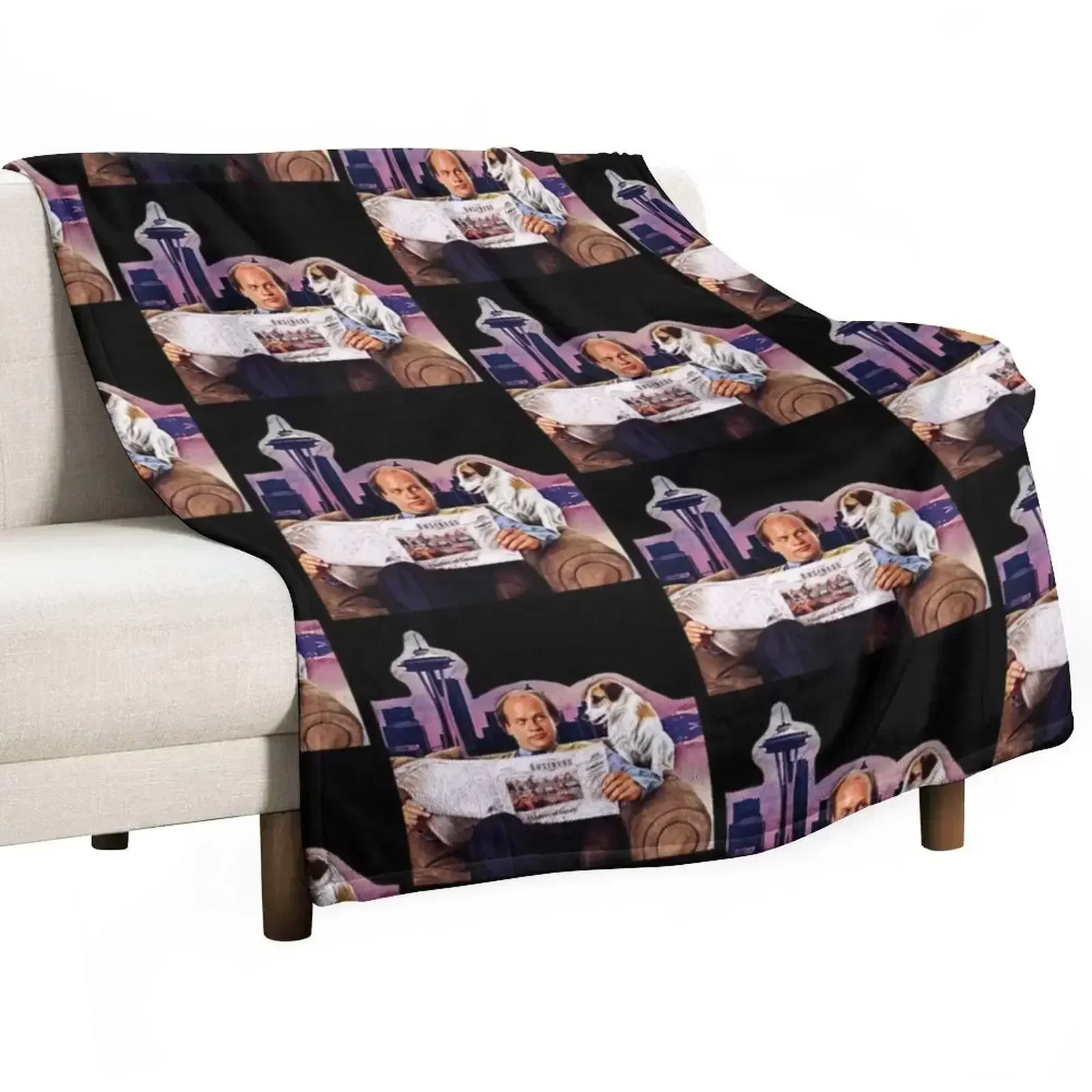 Frasier and Eddie Throw Blanket Vintage For Decorative Sofa Blankets For Sofas Decoratives Blankets