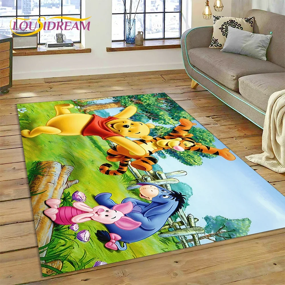 27 Style Winnie Pooh Bear Cartoon Rug Carpet for Living Room Bedroom Home Decor,kids Play Non-slip Decoration for Sofa Doormat