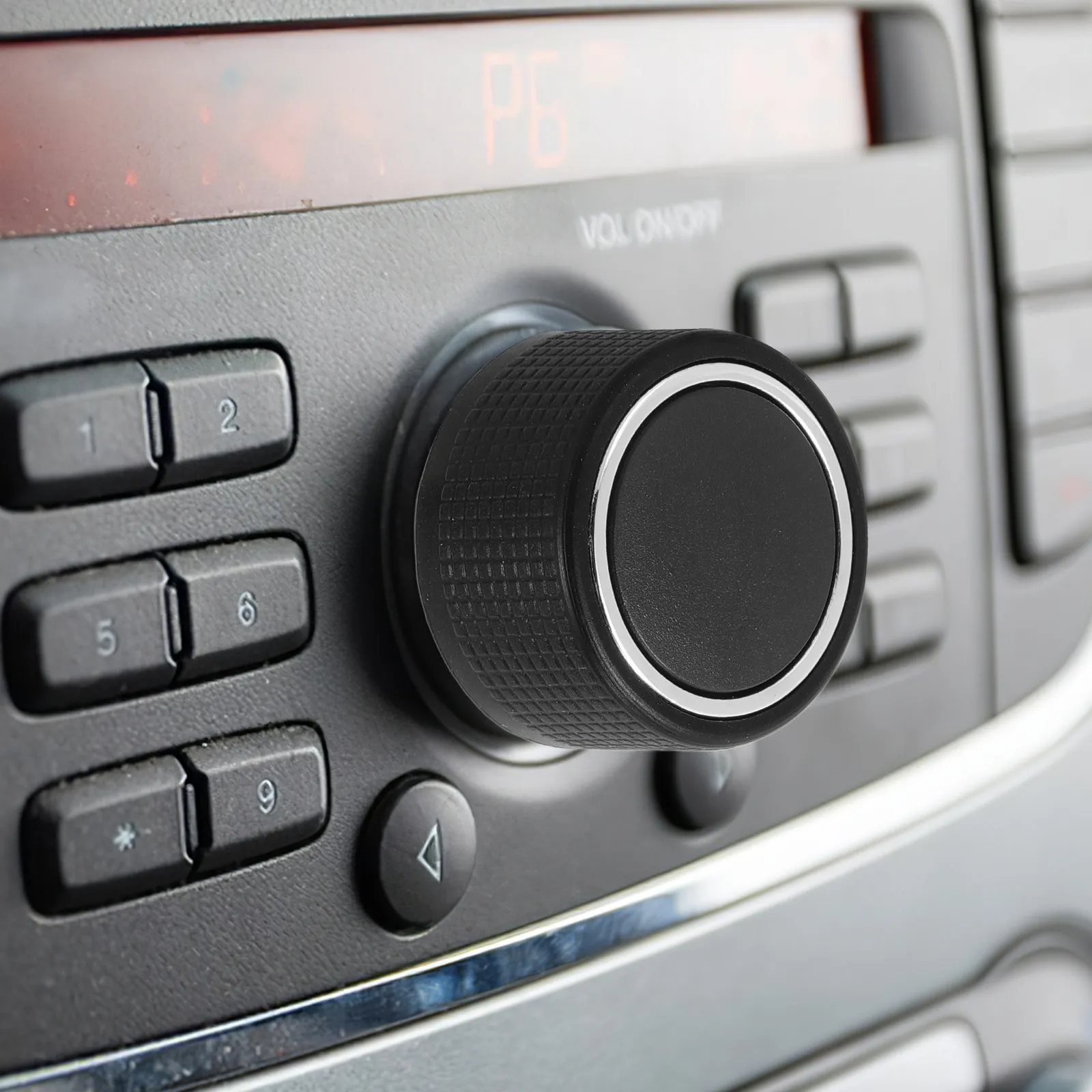 

1Pcs Radio Control Knob Replacement Universal Volume Knob for Car Audio Volume Control Dial Tuner Button