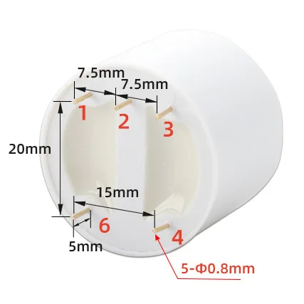 Micro voltage transformer high precision DL-PT01 220V 380V - 1.76V 4V small ac current transformer sensor pcb mount