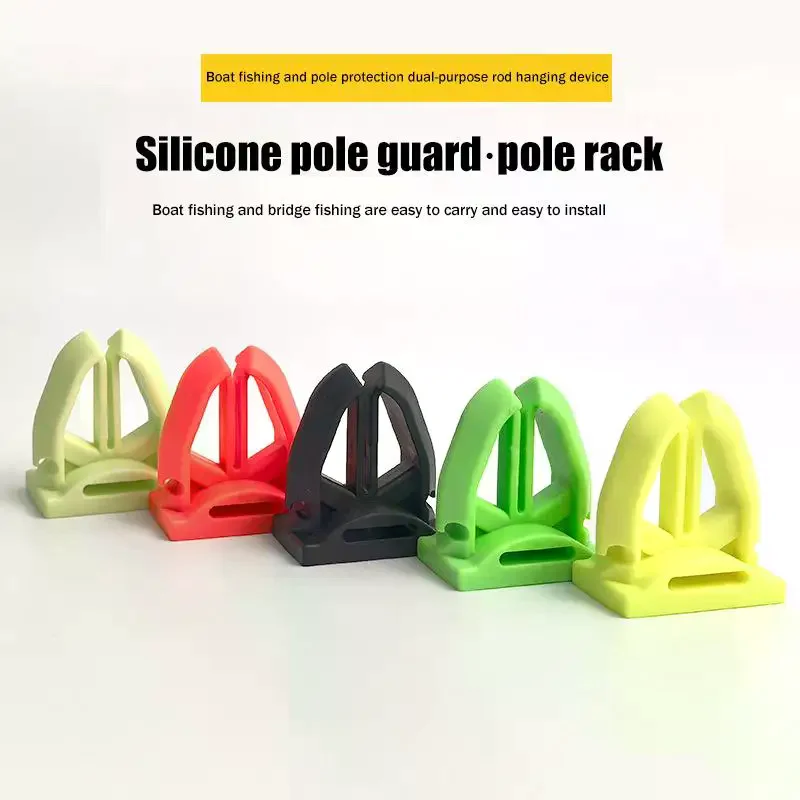 Angling Rod Binding Clip Fishing Pole Holder Fastener Lightweight for Easy Carry and Setup