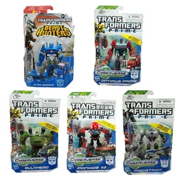 Transformers : Prime Cyberverse Scout Class Optimus Prime Megatron Ironhide Ultra Magnus Action Figures Toys Robot Model Gift