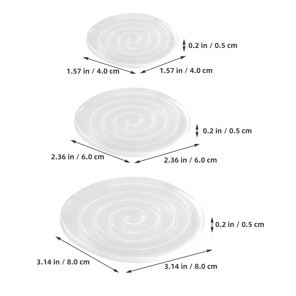 12 قطعة قواعد أكواب أثاث مقاومة للاهتراء متعددة الوظائف سدادات عجلات للكرسي غير قابلة للانزلاق تحمي الأرضيات الصلبة سهلة الاستخدام و #4