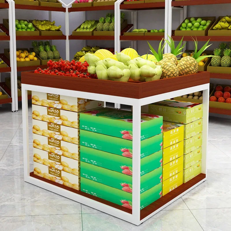 Shelf Display Rack Promotional Desk Stacking Head Shopping Mall Gift Shoe Store Clothing Red Wine Fruit Zhongdao Cabinet Superma