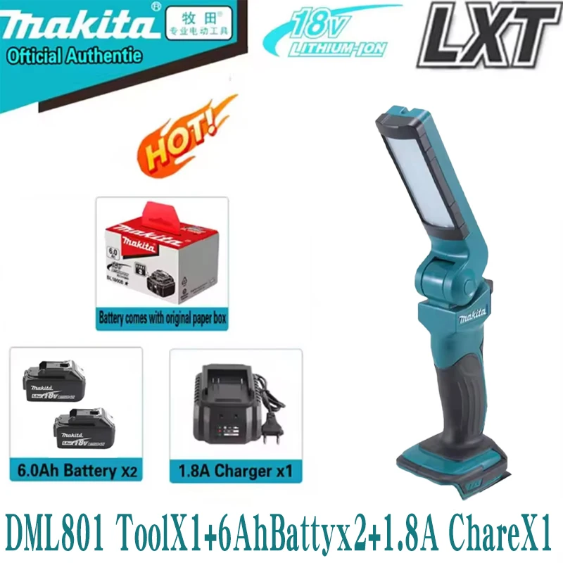 

18V DML801 Searchlight LED LXT Lithium Outdoors Indoor Construction Site Multipurpose Portable 240LM Flashlight Bare Tool