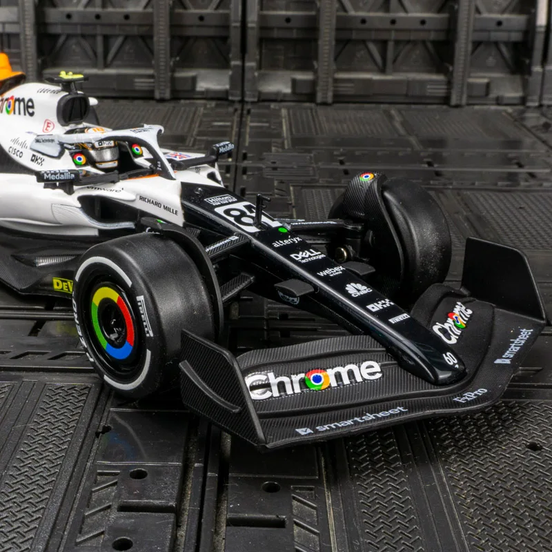 

CCA 1:24 McLaren MCL60 Марокканская гоночная модель автомобиля из сплава, коллекция статических орнаментов, переднее колесо, рулевая связь, игрушечный автомобиль для мальчика, подарок