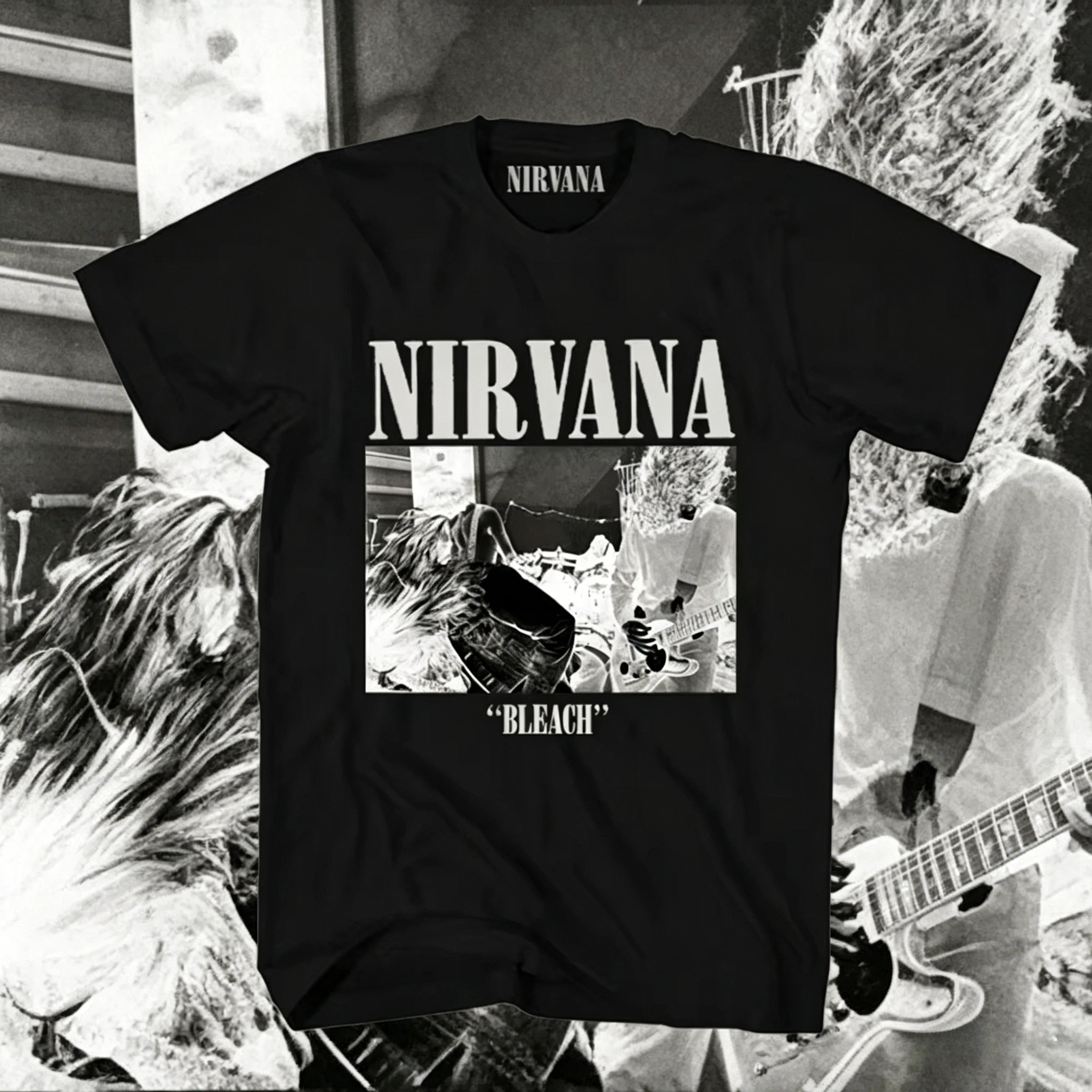 Camiseta de Manga Curta da Banda de Rock Nirvana 2026, Estilo Punk Kurt Cobain, Camiseta Casual de Algodão para Homens e Mulheres