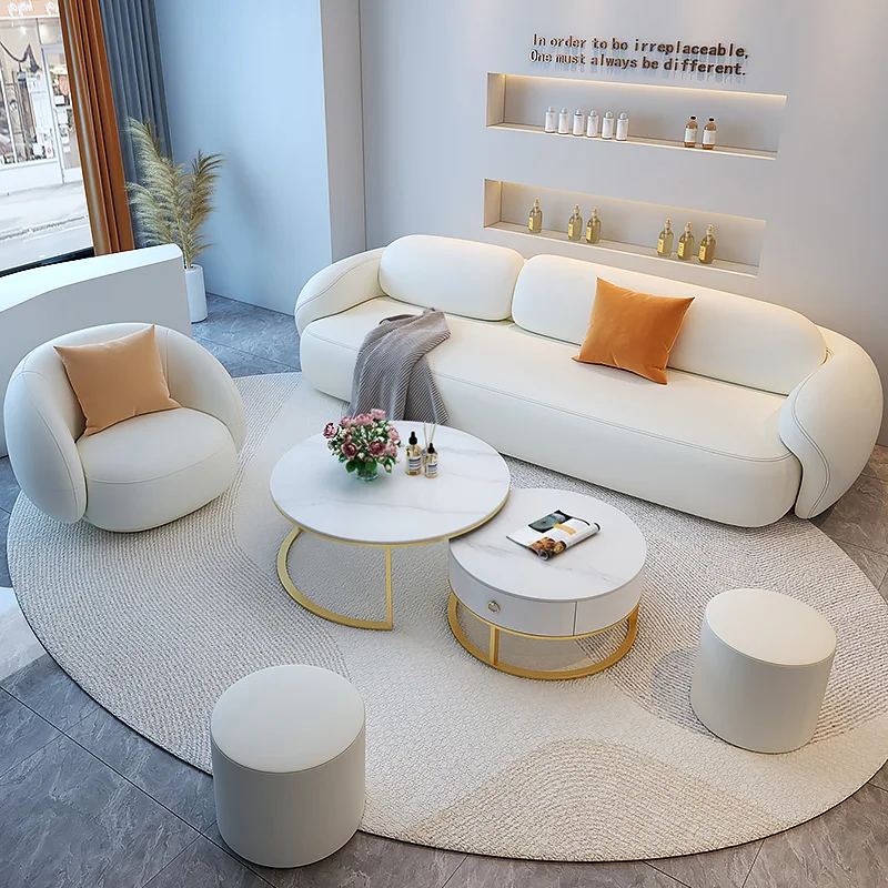 Wysokim oparciem piękna Sofa New ardic Human sof White Designer Muebles Para Salas Modernos meble do salonu