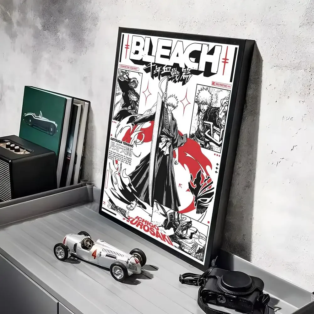 Anime B-Bleach Poster, dekorative Wandkunst-Aufkleber, Wandbild, Fotodruck für Zuhause, Wohnzimmer, Flur, Dekoration – Detail 9