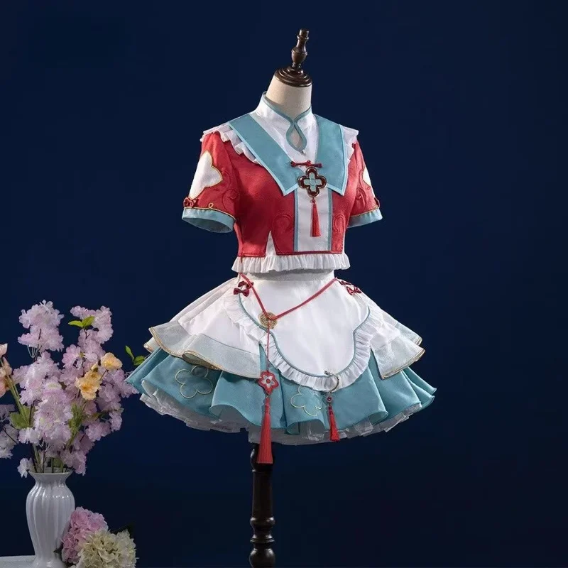 Women's Cosplay Costume Set for Honor of Kings Xi Shi Ling Long True Taste Full Set Anime Gaming Cosplay Outfit