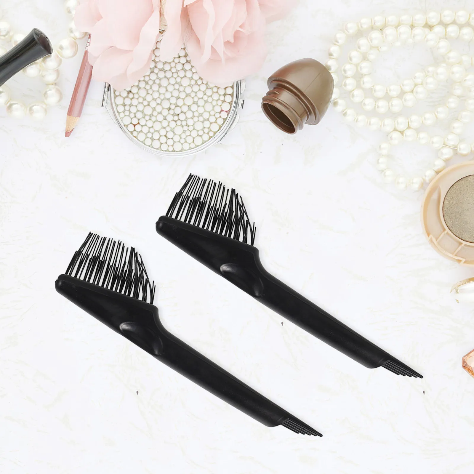 3Pcs Hairbrush Cleaning Tool Multi Functional Hair Removal Dust Remover Compact Portable Design for Salon Personal Use Efficient