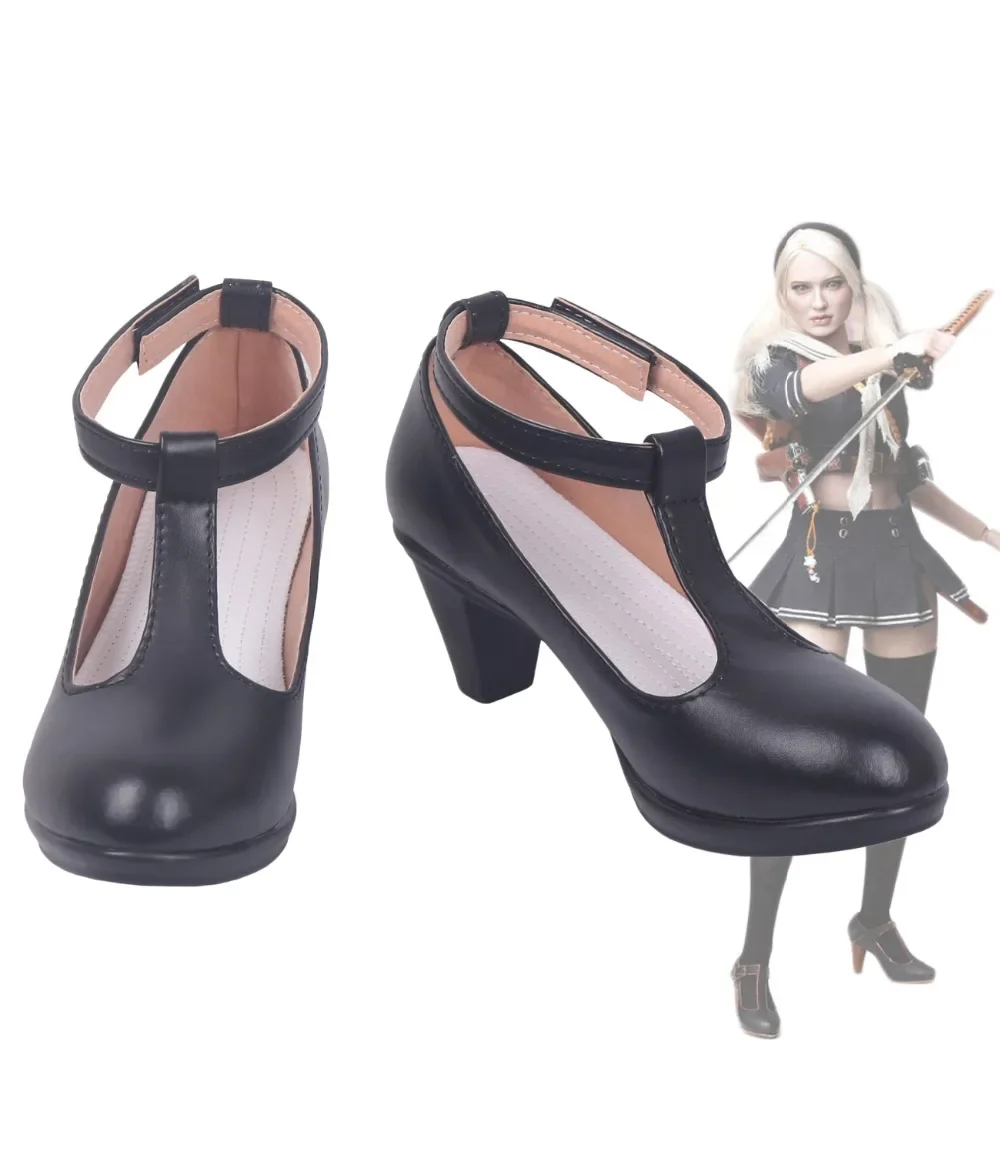 

Renders Sucker Punch Babydoll Cosplay Shoes Black Boots Custom Made