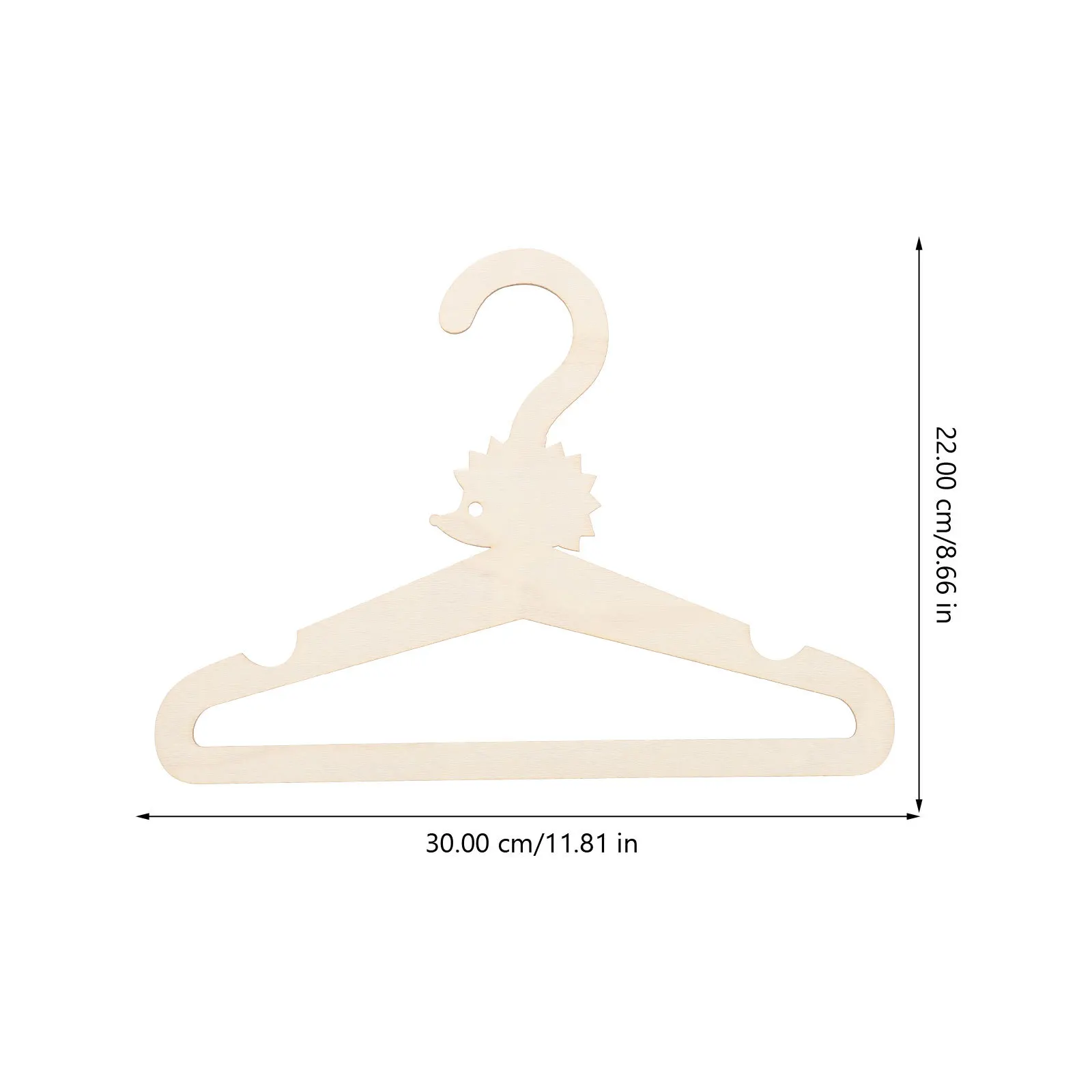 

5Pcs Cartoon Animal DIY Kids Wooden Clothes Hangers Nursery Clothes Organizer Kids Hangers