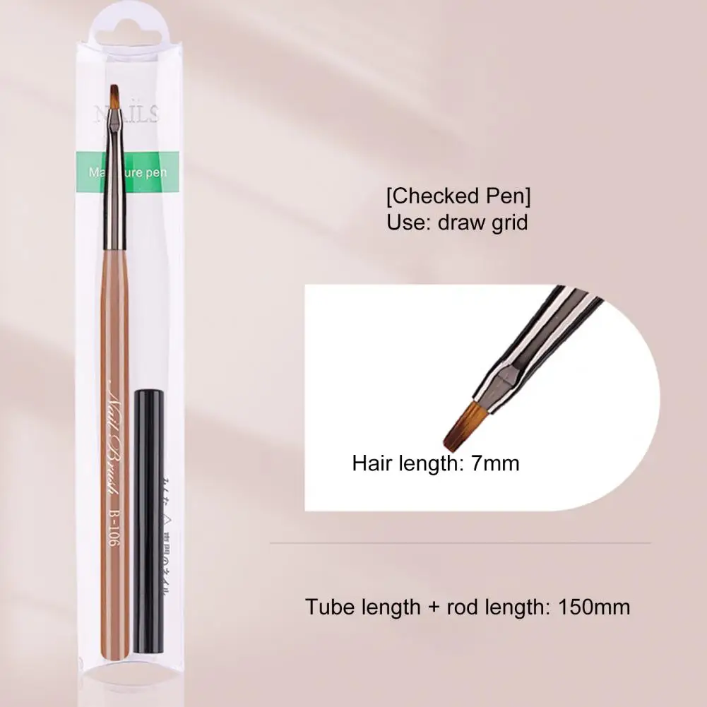 Practical Nail Painting Pen Reusable High Tenacity Flexible Nib Gradual Shading Copper Rod Manicure Pencil  Manicure Pencil DIY