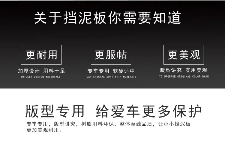 واقي الطين لإطارات السيارات مناسب لواقي الطين لقطع غيار السيارات الحديثة TUCSON L2021-2024 #5