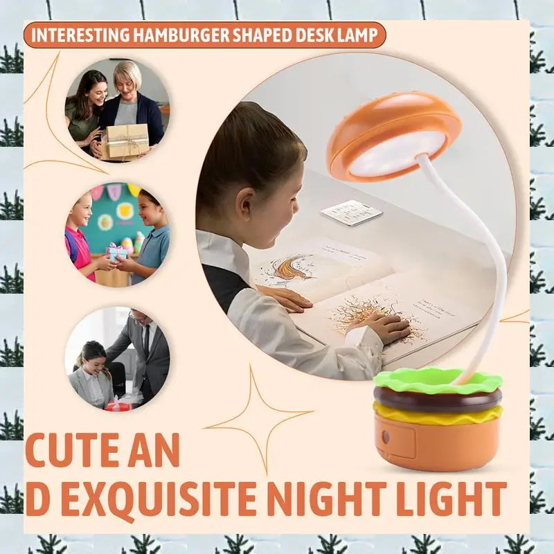 

Rechargeable Desk Lamp For Kids With Adjustable Neck Touch Switch With Pencil Sharpener
