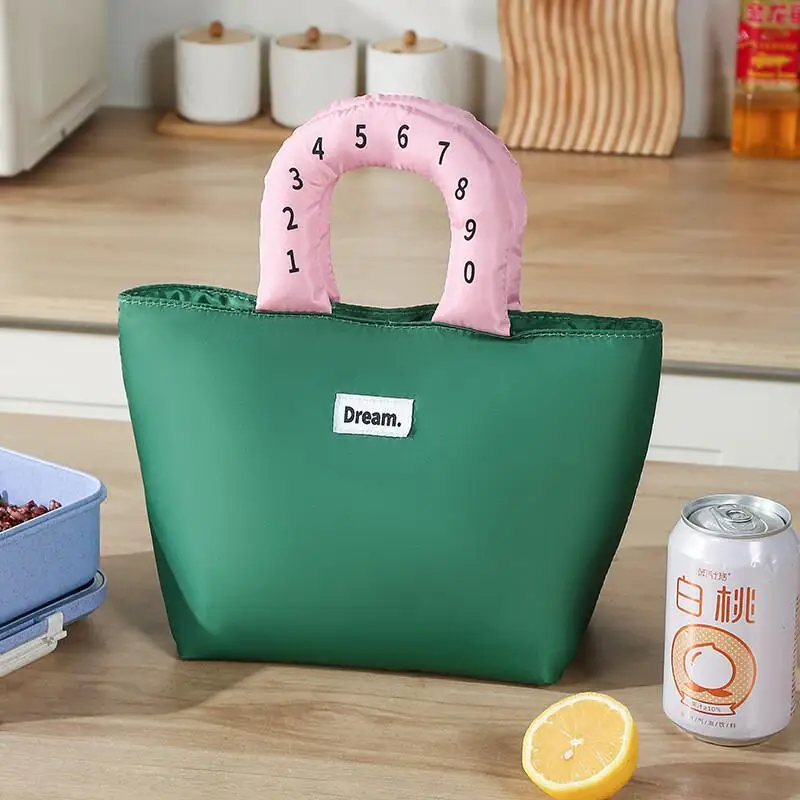 لطيف المحمولة المحمولة الغبار حقيبة معزولة سعة كبيرة متعددة الوظائف مقاوم للماء مقاومة للاهتراء شريطية حقيبة التخزين #6