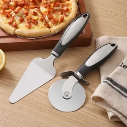 1PC Stainless Steel Pizza Cutter Cake Bread Pies Pizza Knife Pastry Dough Household Kitchen Wheels Cooking Tools Forno Pizza