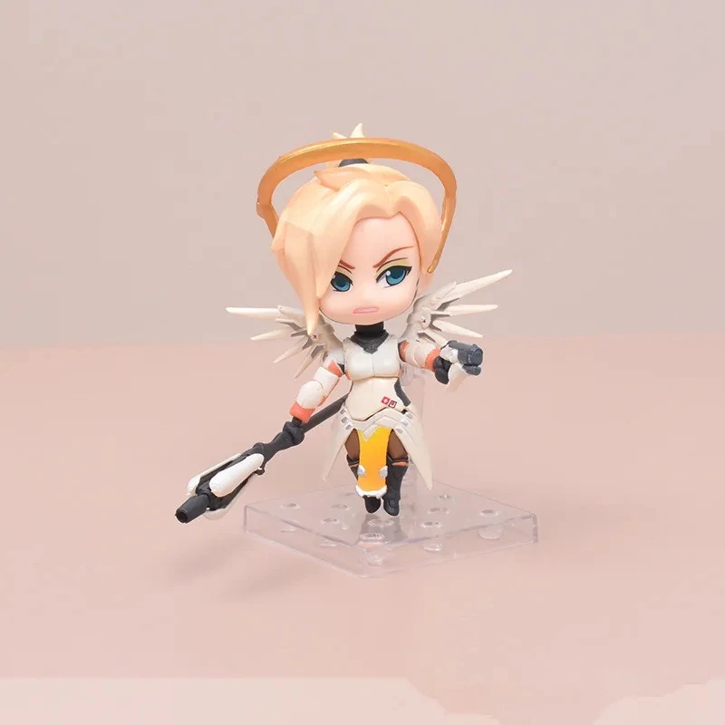 Game Figure Moveable Overwatch Angela Mercy Classic Skin Edition PVC Action Figure 790 Figurines Collectible Model Toys Gifts