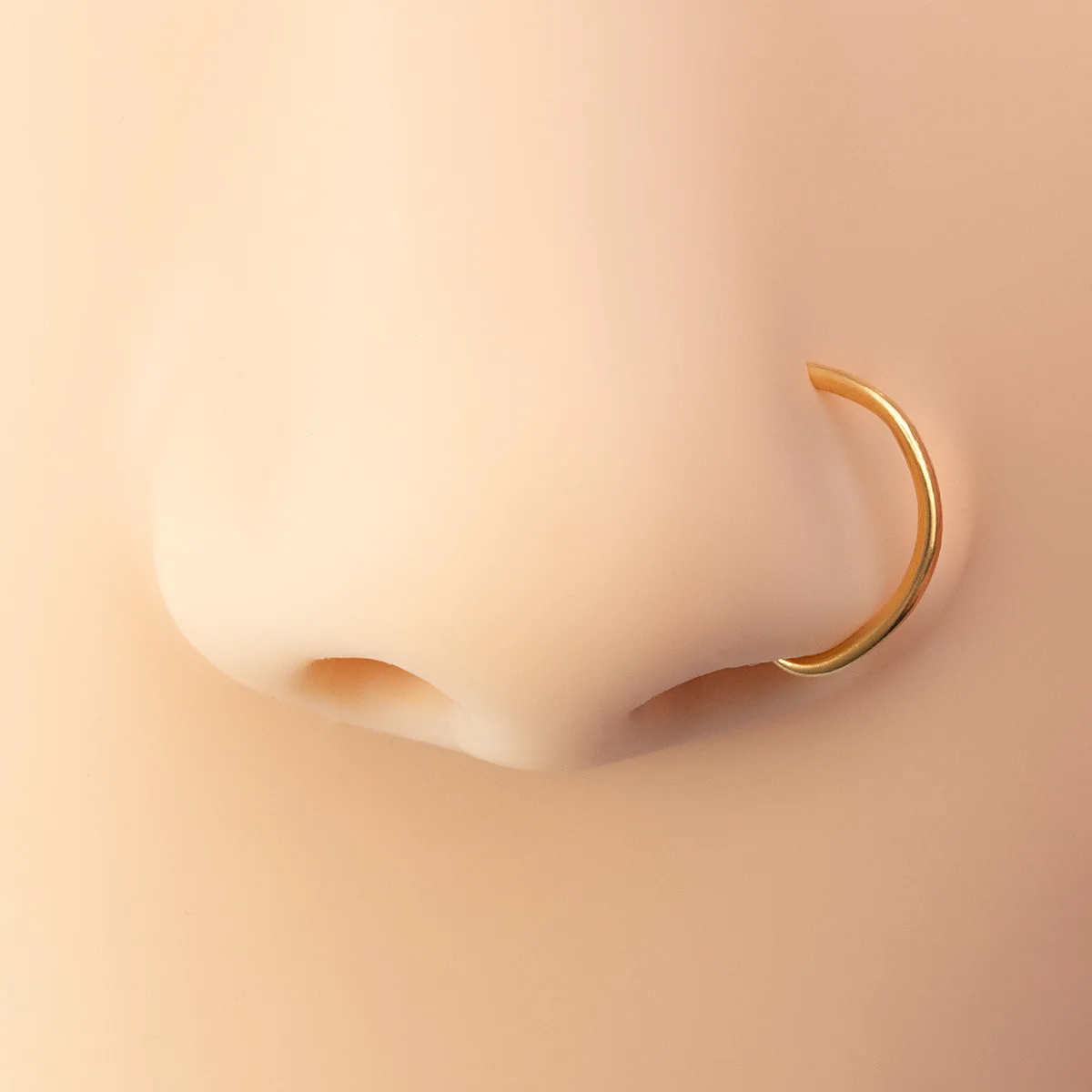 3pcs/Lot D-Shaped Fake Nose Ring Lip Clip Hoops Stainless Steel Fake Piercing Jewelry for Women Men