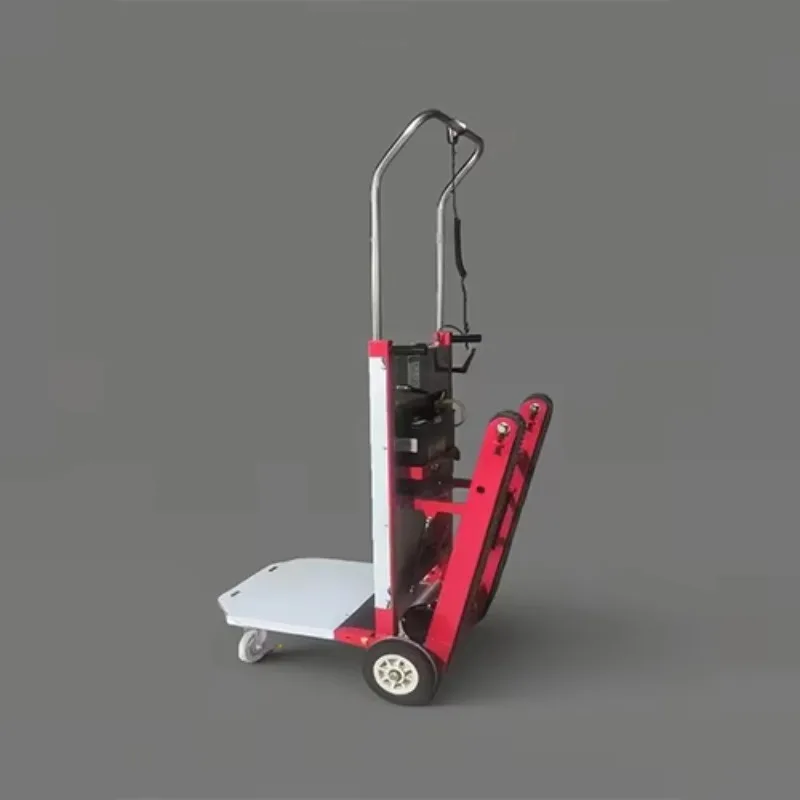 Stair Climber Machine Battery Crawler Transport Cargo Dolly Cart with Belt