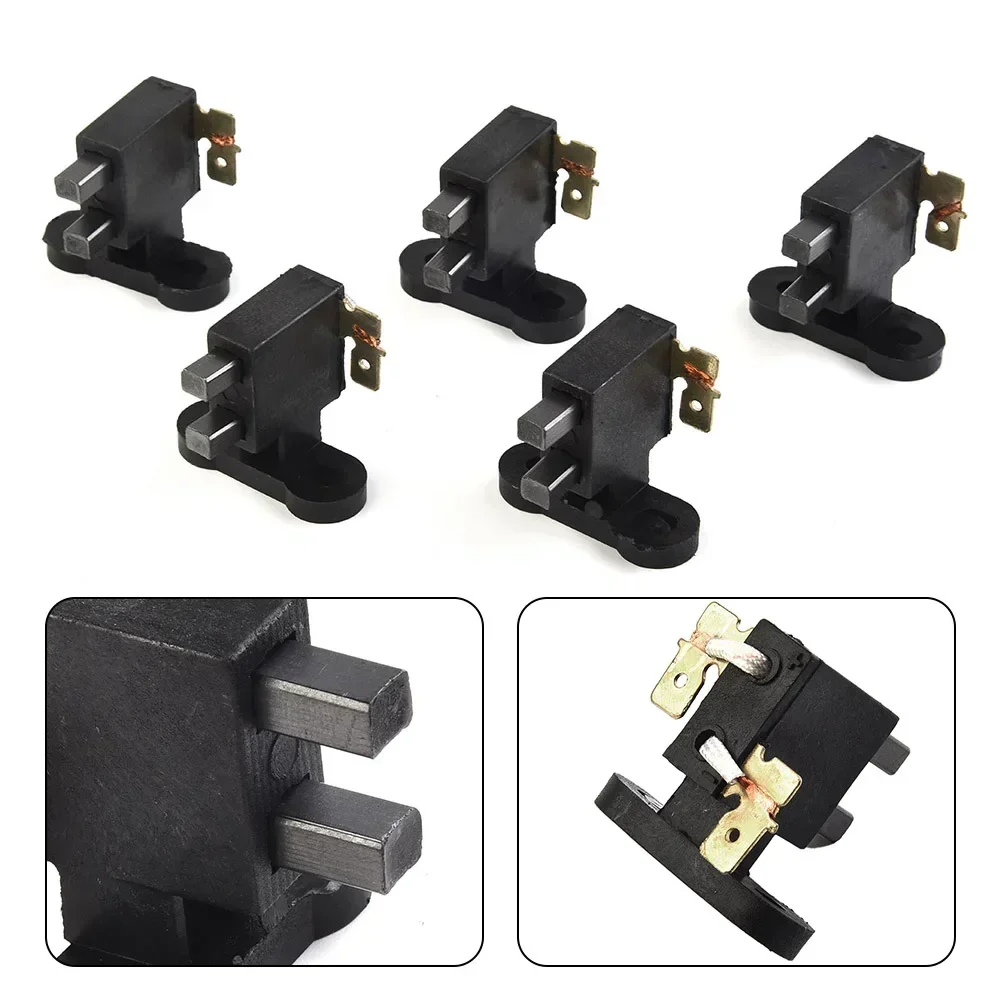 ชุดแปรงคาร์บอนสําหรับ 2kw-3kw เครื่องกําเนิดไฟฟ้าเบนซินอุปกรณ์เสริมอะไหล่อุปกรณ์เสริม 5 ชิ้นชุดใหม่