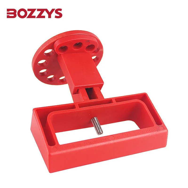 BOZZYS 3-Phase Large Circuit Breaker Lockout for a Range of 3-Phase Breaker Handles up to 0.8 in Thick and 3 in. Wide BD-D29