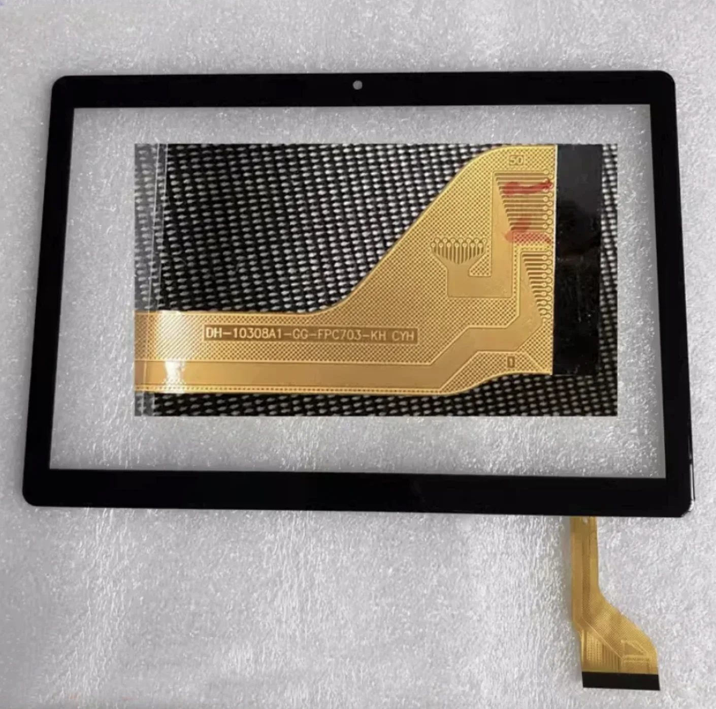 

Tablet PC capacitive touch screen digitizer sensor glass panel DH-10308A1-GG-FPC703