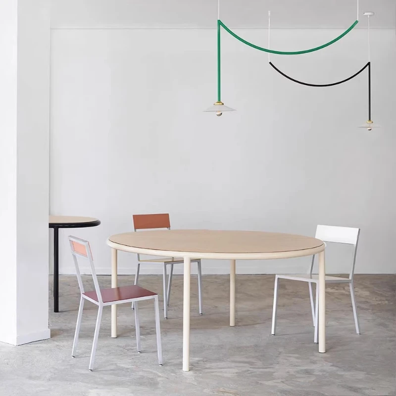 

Colorful lines, minimalist decorative art lights, furniture exhibition hall, minimalist living room, dining room, pendant light