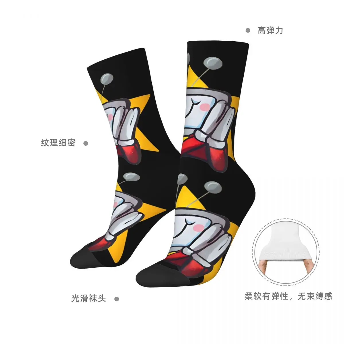 السيد النمل تينا Deltarune جوارب توقيت التلفزيون نمط الجدة الجوارب الخريف المضادة للانزلاق الجوارب الرجال الدراجات جوارب ناعمة متوسطة