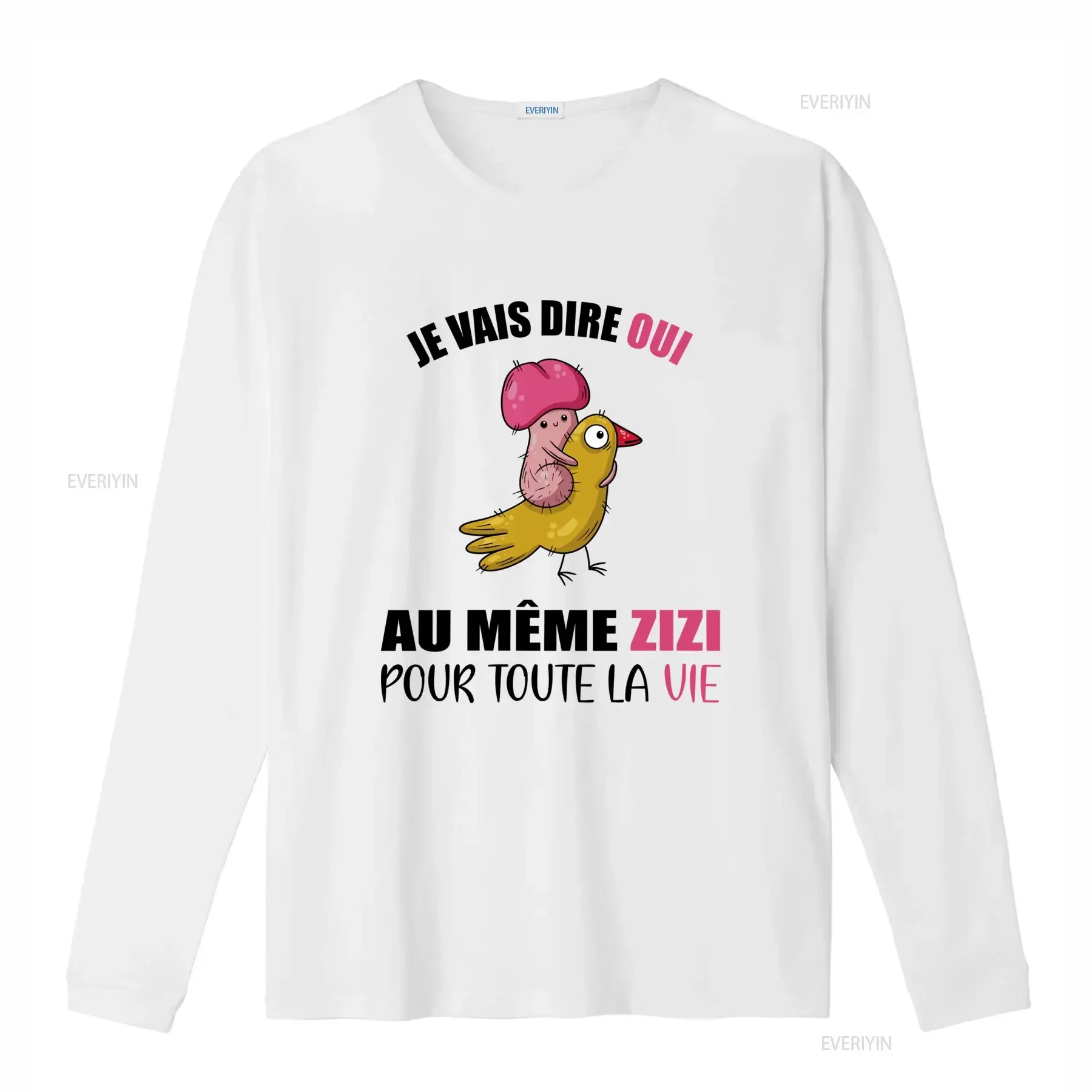 T shirt Homme Amusant avec Citation Française Graphique de Poulet Cartoon Je suis là uniquement pour les boissons gratuites