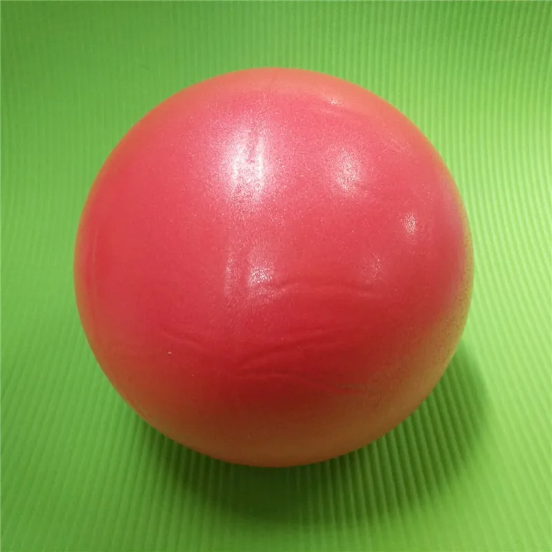 Frosted Small Mini Yoga Ball 25cm Straw Pilates Inflatable Gymnastics Fitness Children's Toy Balloon