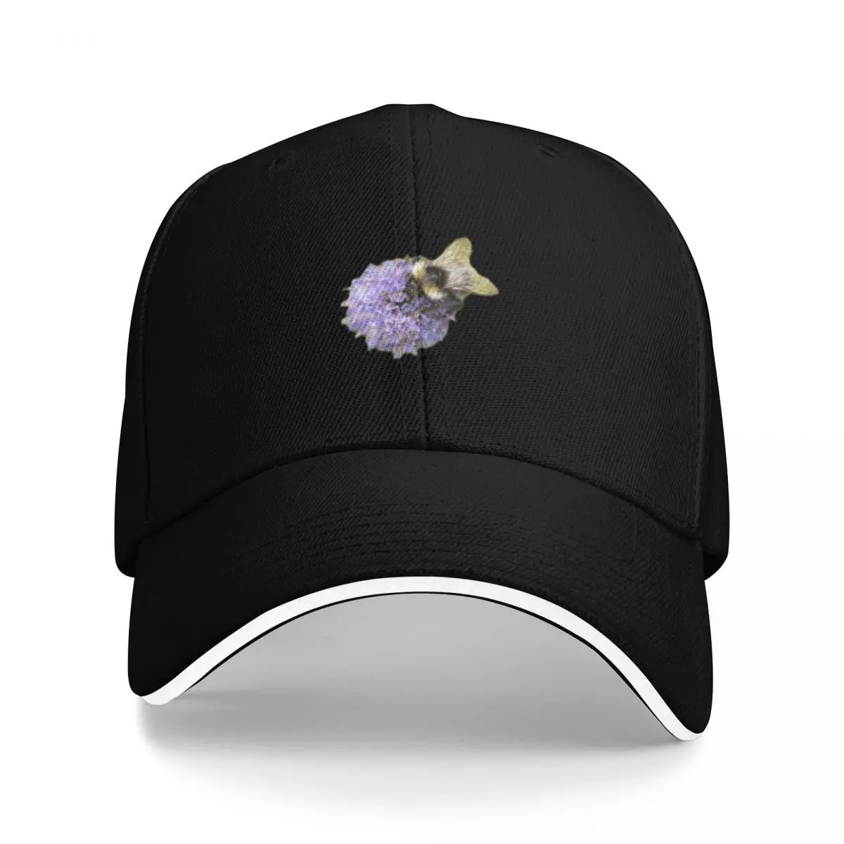 

Bumblebee gathering nectar from flower - Funny Animal Baseball Cap Winter hat Sunhat Anime Hat Ladies Men's